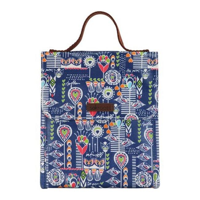 indigo lunch bag