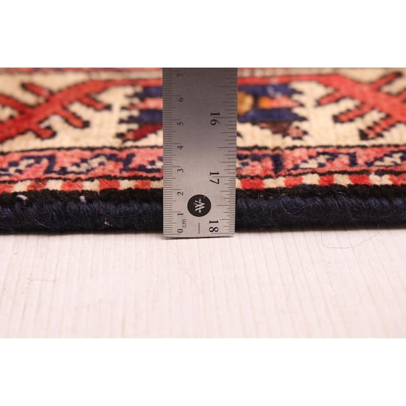 ECARPETGALLERY Hand-knotted Kayseri Vintage Red Wool Rug - 6'11 x 10'4