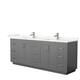 Option Dark Gray, Nickel Trim, Giotto Quartz Top
