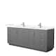 Option Dark Gray, Nickel Trim, Giotto Quartz Top