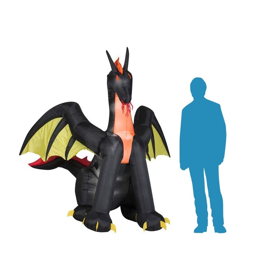 Shop Airblown Light Projected Animated Dragon For Outdoor