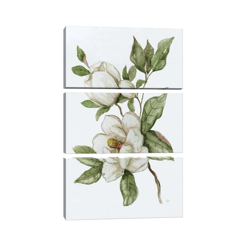 iCanvas "Magnolia Morning II" by Nan 3-Piece Canvas Wall Art Set