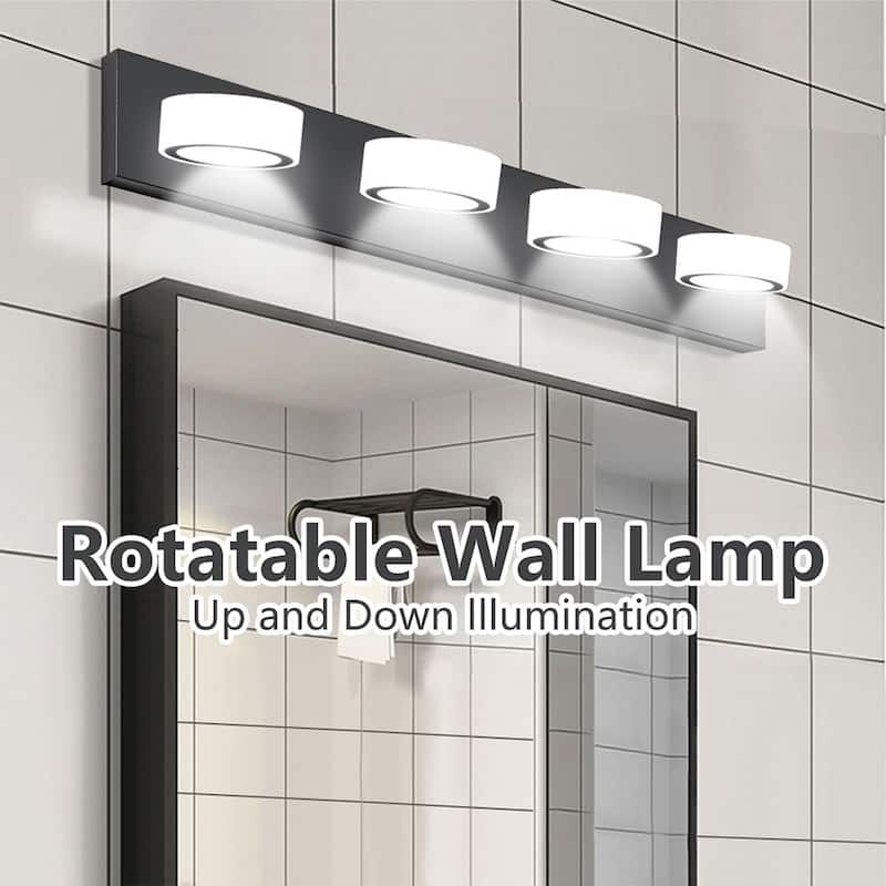 Black Modern LED Vanity Lights Bathroom Light Fixture