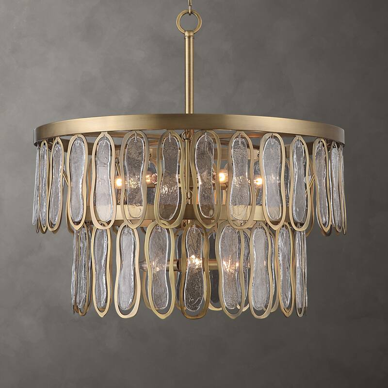 Uttermost Aurelie 9 Light Round Pendant - 28H x 28 Dia in.