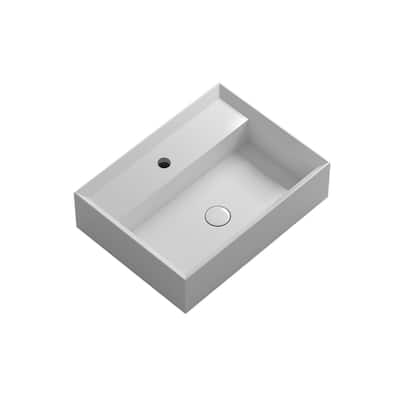 WS Bath Collections Cut 60.45.01 Cut 23-5/8" Rectangular Ceramic