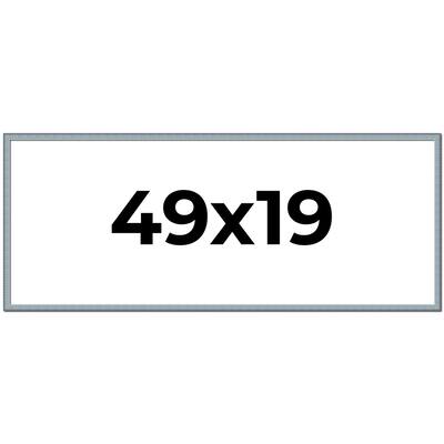 49x19 Frame Rustic Sky Blue Solid Wood Picture Frame | 0.75 Inch