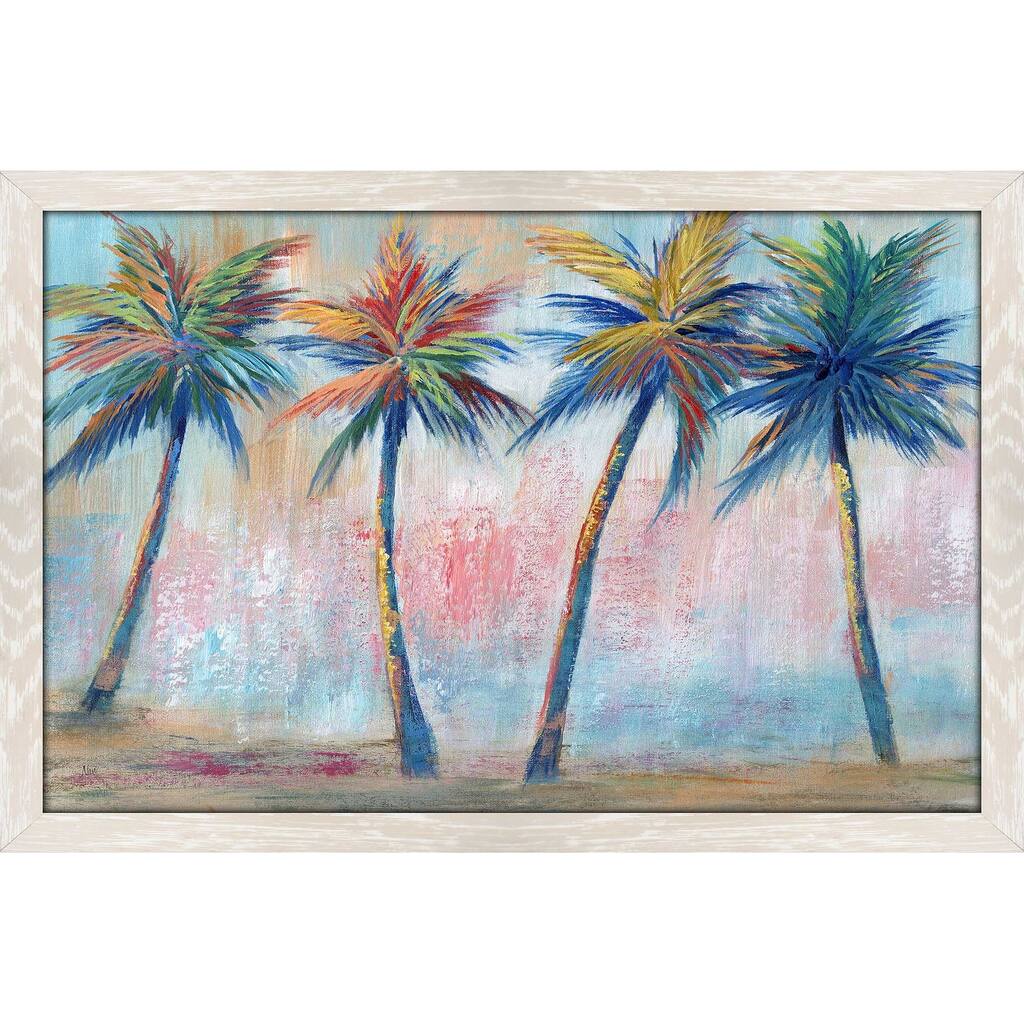 "Color Pop Palms" by Nan Print on Acrylic