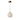 Adesso Swirl Pendant Light - Antique Brass