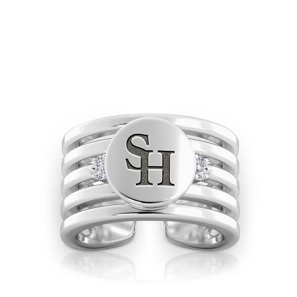 Shop Sam Houston State University Engraved Sterling Silver Diamond