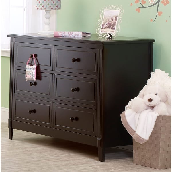 slide 2 of 10, Sorelle Furniture Berkley Double Dresser Espresso