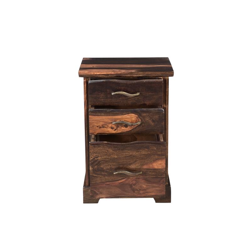 Avenue 2-piece Live Edge Solid Wood Desk Set