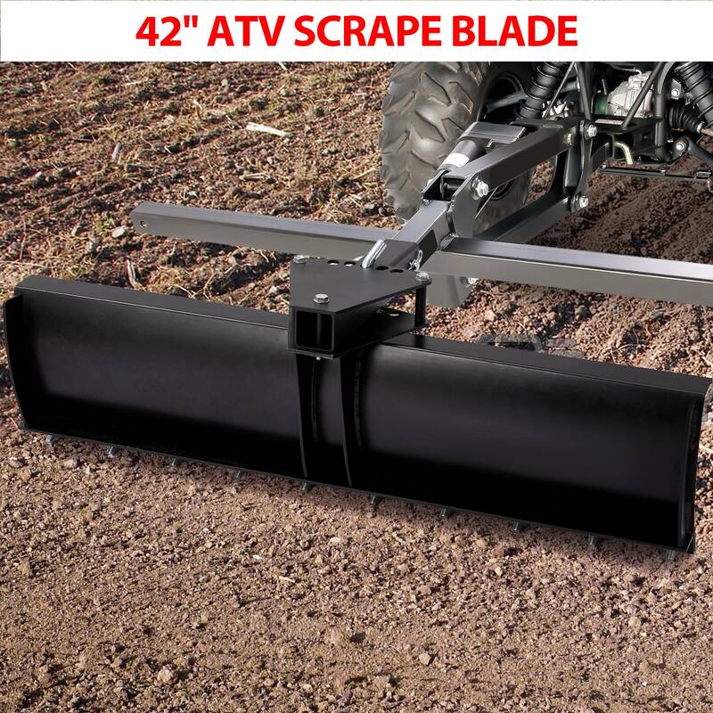 3-Position Blade Universal Compatibility with 2" Receivers, Driveway Grader