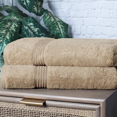 Superior Heritage Egyptian Cotton Absorbent Bath Sheet Set of 2