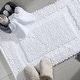 preview thumbnail 3 of 4, Sophie Border Ultra-plush Chenille Non-Slip Cotton Bath Mat