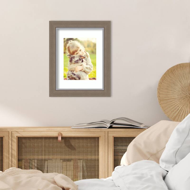 Eva Black Silver Narrow Framed Picture Frame, Photo Frame