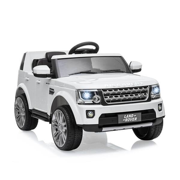slide 2 of 34, Licensed Land Rover Ride on Car, 12V 4.5 MPH Ride on Toys for Toddler 3-8 White