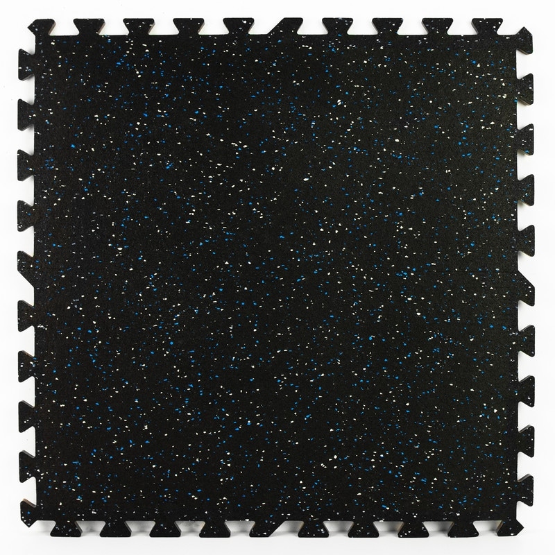FloorPops Scoria Rubber Interlocking Floor Tiles