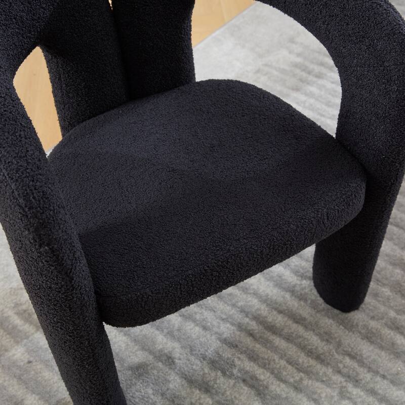 Contemporary Velvet Fabric Upholstered Accent/Dining Chair /Barrel Side Chairs Kitchen Armchair for Living Room set of 2