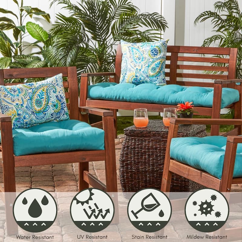 Painted Paisley Outdoor Throw Pillow (Set of 2) by Greendale Home Fashions
