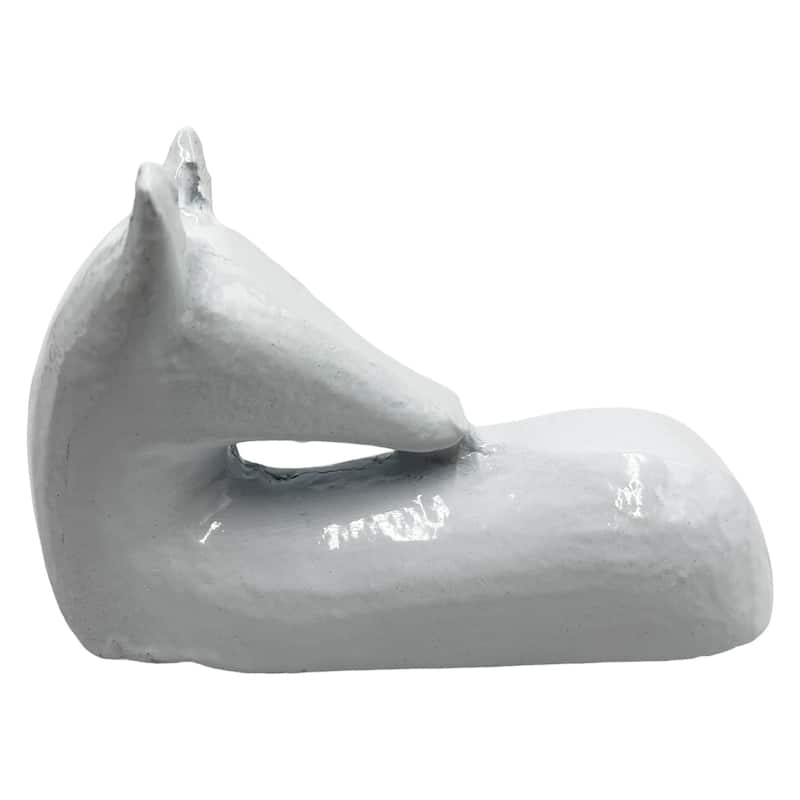 Decorative Handmade Aluminum 6 inch Modern Horse Sculpture - 6 x 3 x 4 in