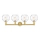 preview thumbnail 26 of 28, Innovations Lighting Athens Water Glass - 4 Light 35" Bath Vanity Light.