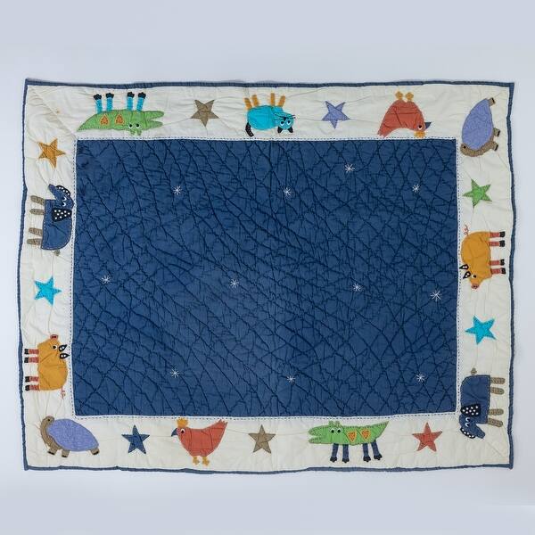 slide 2 of 5, Animal King, Cotton, Baby Quilt Multicolored