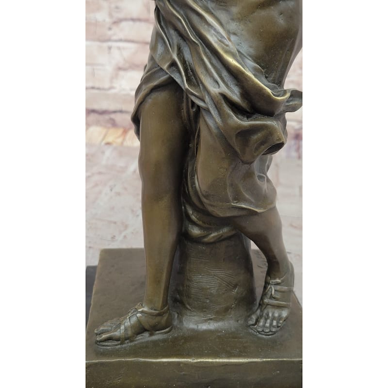Artemis Diana The Huntress Bronze Sculpture – Graceful Clical Goddess With Hound