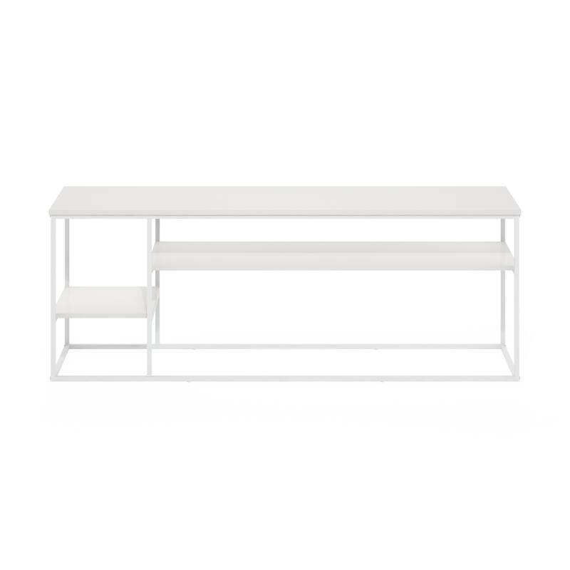 Furinno Moretti Modern Lifestyle TV Stand for TV up to 65 Inch, Columbia Walnut