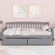 preview thumbnail 3 of 25, Twin Wood Daybed with two Storage Drawers