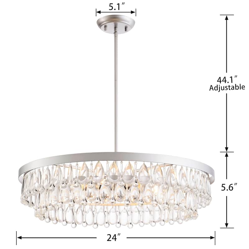 Viviana Crystal 6-light Chandelier