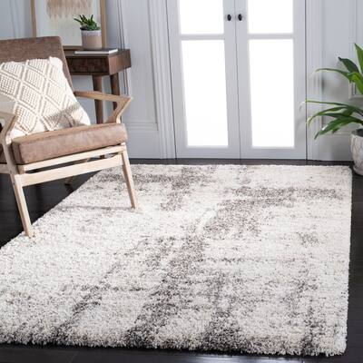 SAFAVIEH Hudson Shag Frachia Modern Abstract 2-inch Thick Rug