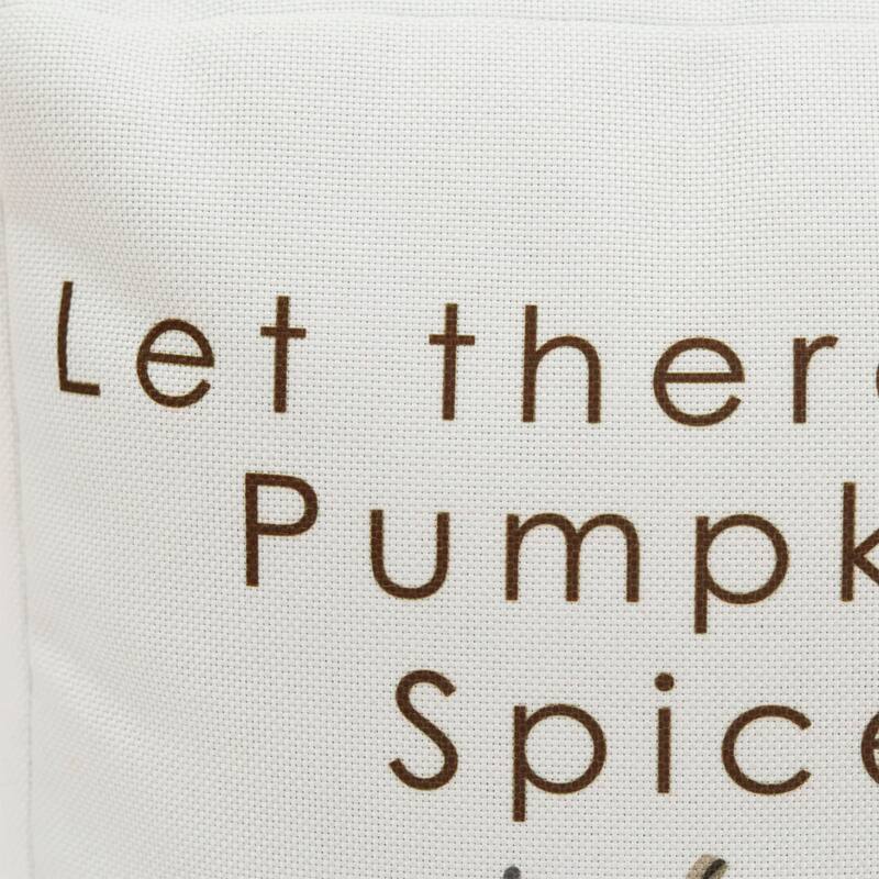 Let There Be Pumpkin Spice Door Stop with Rope Handle