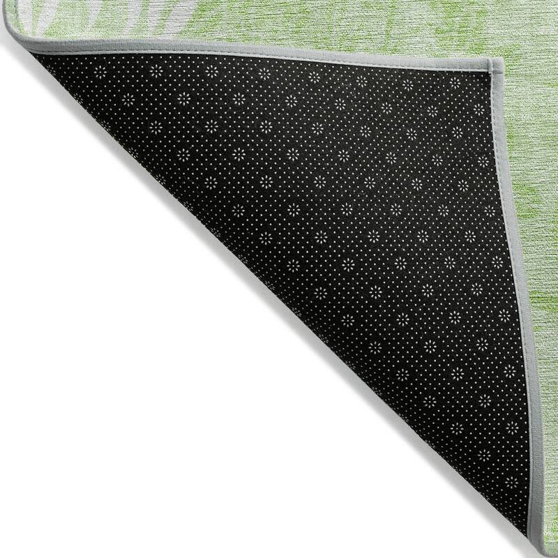 Machine Washable Indoor/ Outdoor Chantille Modern Garden Rug