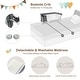 preview thumbnail 8 of 10, Baby joy Portable Baby Bed Side Sleeper Infant Travel 10° Inclined