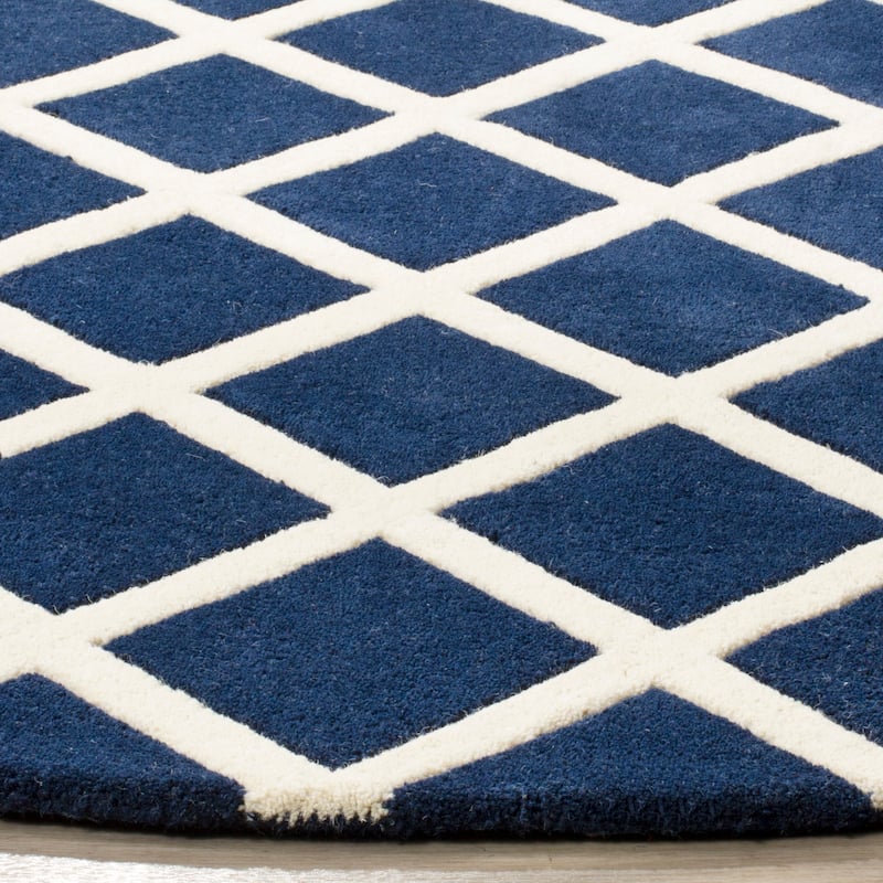 SAFAVIEH Handmade Chatham Retha Modern Moroccan Wool Rug