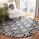 preview thumbnail 5 of 43, SAFAVIEH Handmade Easy Care Loriann Oriental Rug 8' Round - Black - Round