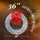 preview thumbnail 3 of 51, Pre-Lit Outdoor Christmas Wreath Decoration