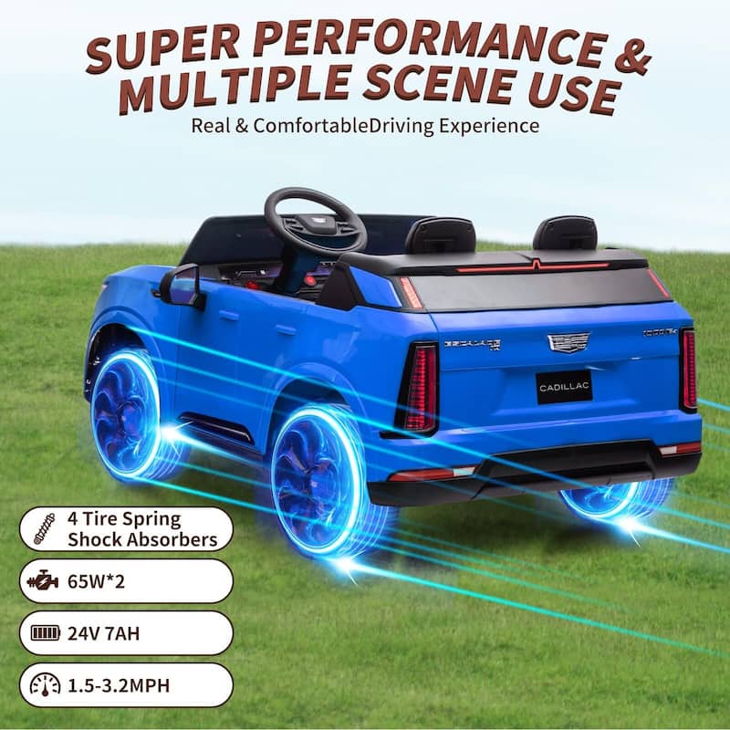 24V Ride on Car, Licensed Battery Powered Electric Vehicle