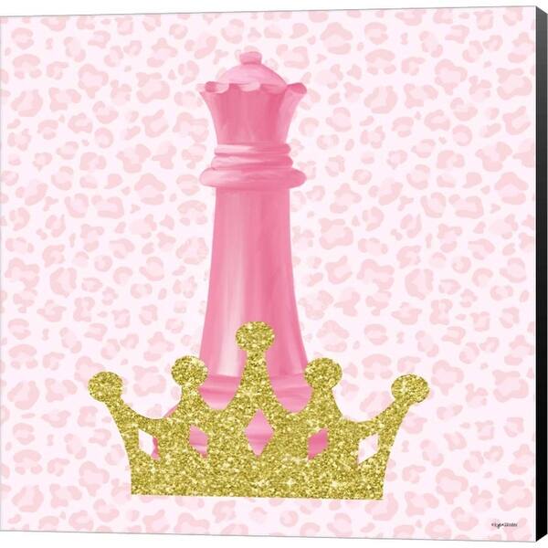 slide 2 of 2, Kyra Brown 'Queen Crown' Canvas Art