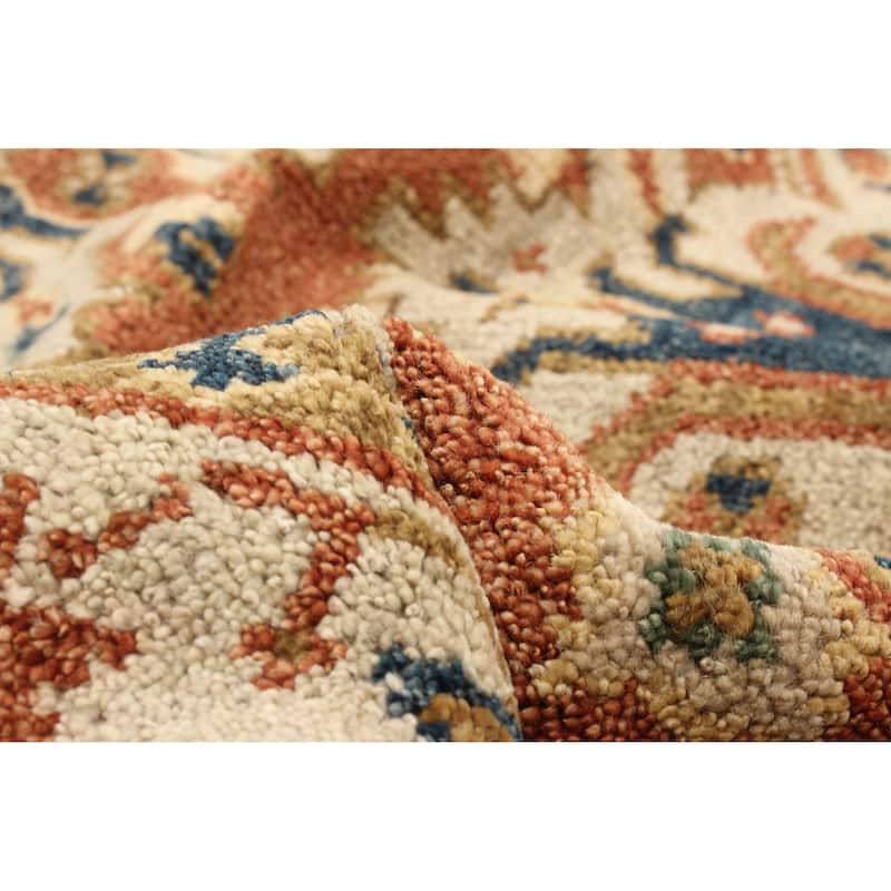 ECARPETGALLERY Hand-knotted Jules Serapi Copper Wool Rug - 5'4 x 8'0