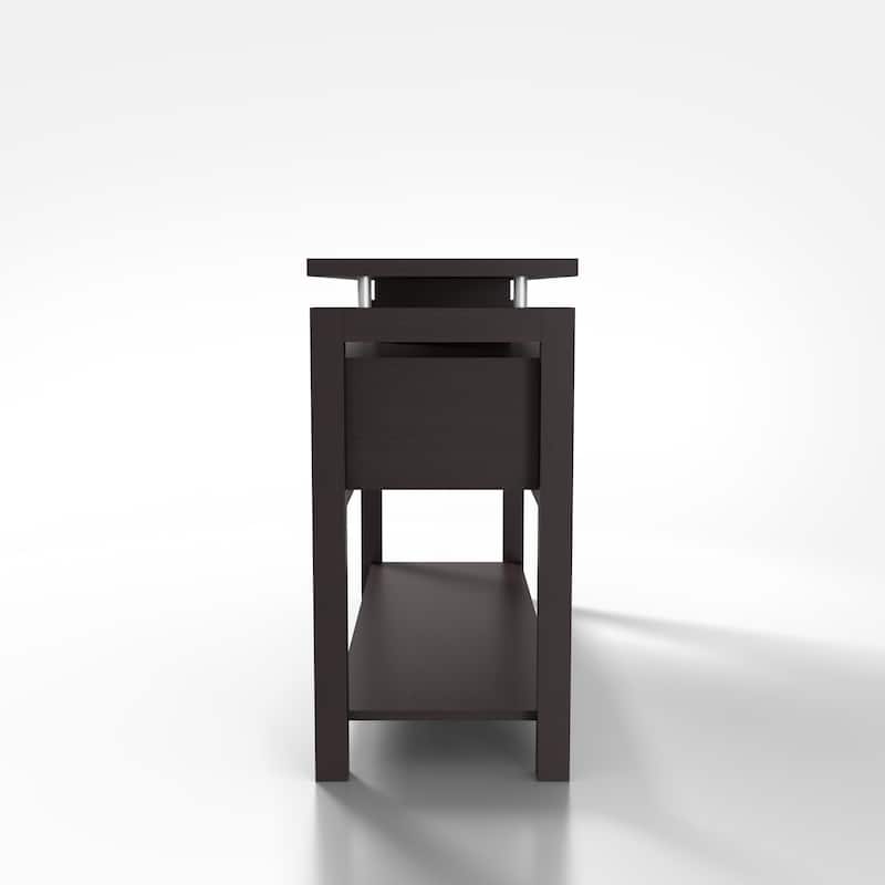 Posa Modern Espresso 47-inch 2-Shelf Sofa Table by Furniture of America