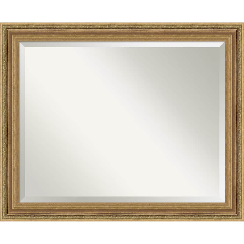 Elliot Gold Beveled Framed Bathroom Vanity Wall Mirror - Elliot Gold