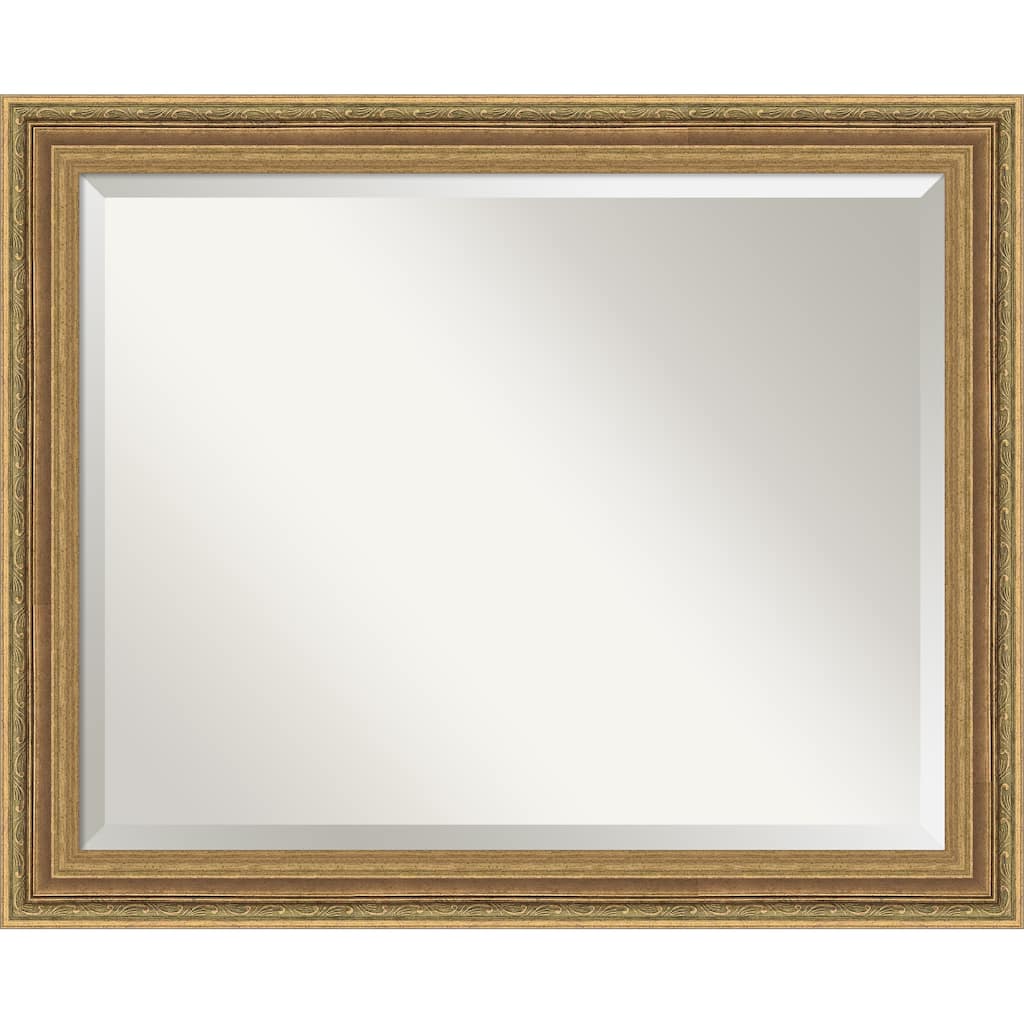 Elliot Gold Beveled Framed Bathroom Vanity Wall Mirror - Elliot Gold