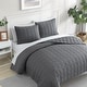 preview thumbnail 14 of 15, Nautica Solid Brushed Jersey Reversible Quilt Set
