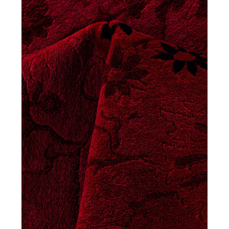 Overdyed One-of-a-Kind Hand-Knotted Area Rug - Pink - 8' 2" x 9' 10"