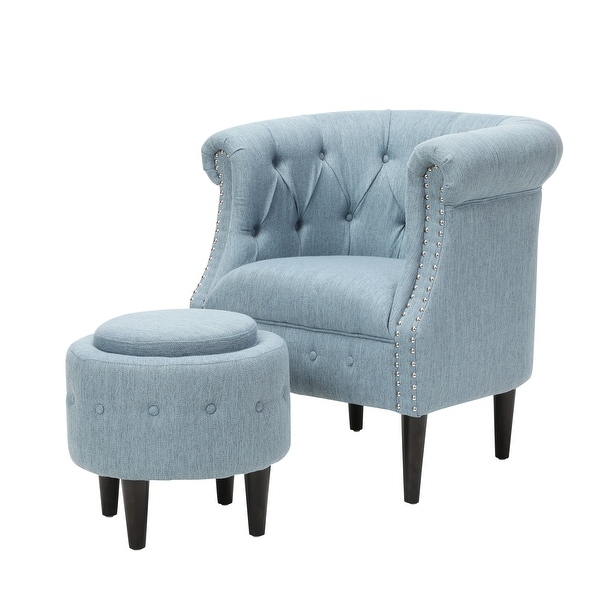 Christopher knight discount chair and ottoman