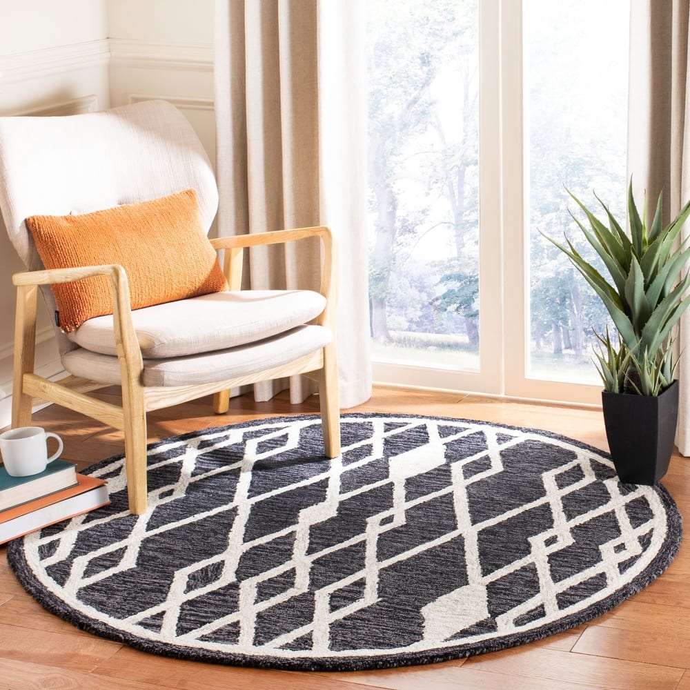 SAFAVIEH Handmade Micro-Loop Jolanda Moroccan Wool Rug