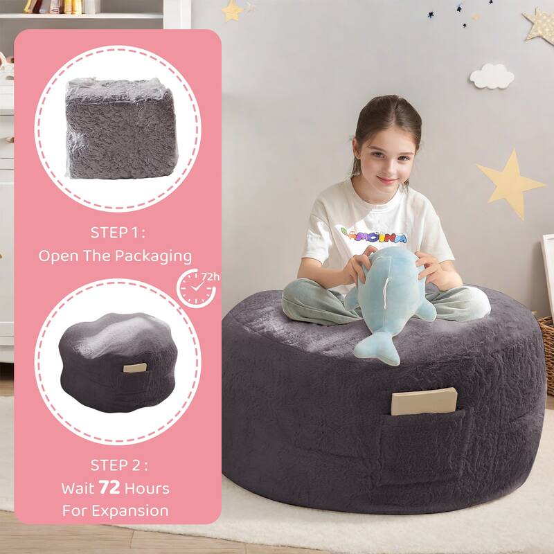 Convertible Bean Bag Chair Bed for Kids