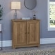 preview thumbnail 38 of 47, Bush Furniture Cabot Small Storage Cabinet with Doors - 31.38"L x 12.40"W x 29.96"H Reclaimed Pine