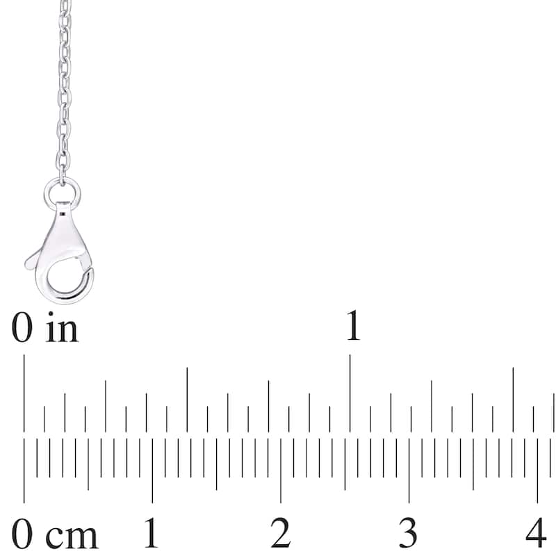 Miadora 1 ct TGW Aquamarine Bead Bracelet in Sterling Silver-725+2 in